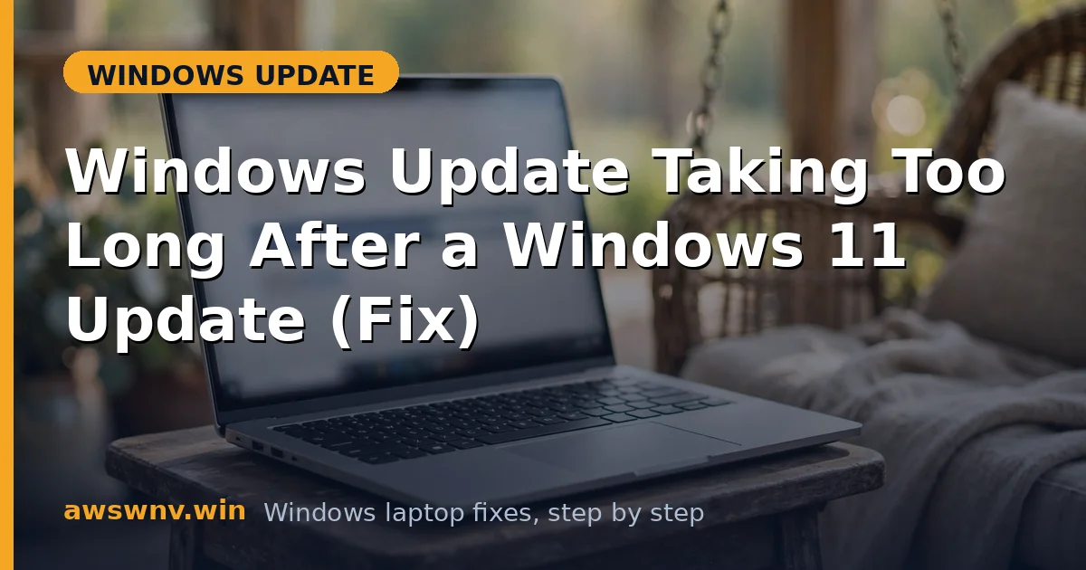Windows Update Taking Too Long After a Windows 11 Update (Fix)