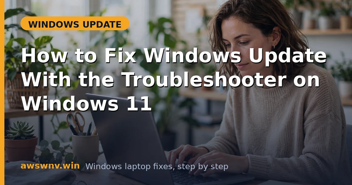 How to Fix Windows Update With the Troubleshooter on Windows 11