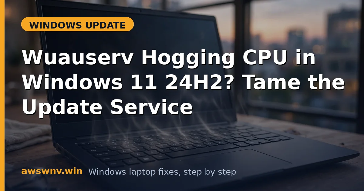 Wuauserv Hogging CPU in Windows 11 24H2? Tame the Update Service