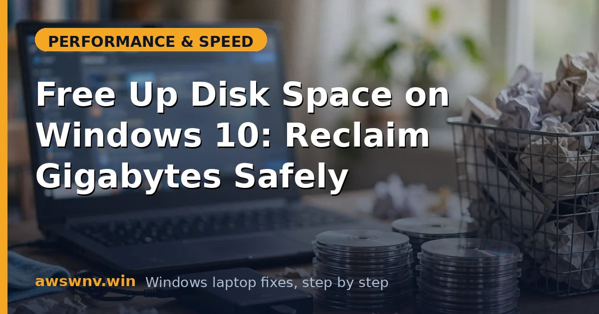 Free Up Disk Space on Windows 10: Reclaim Gigabytes Safely
