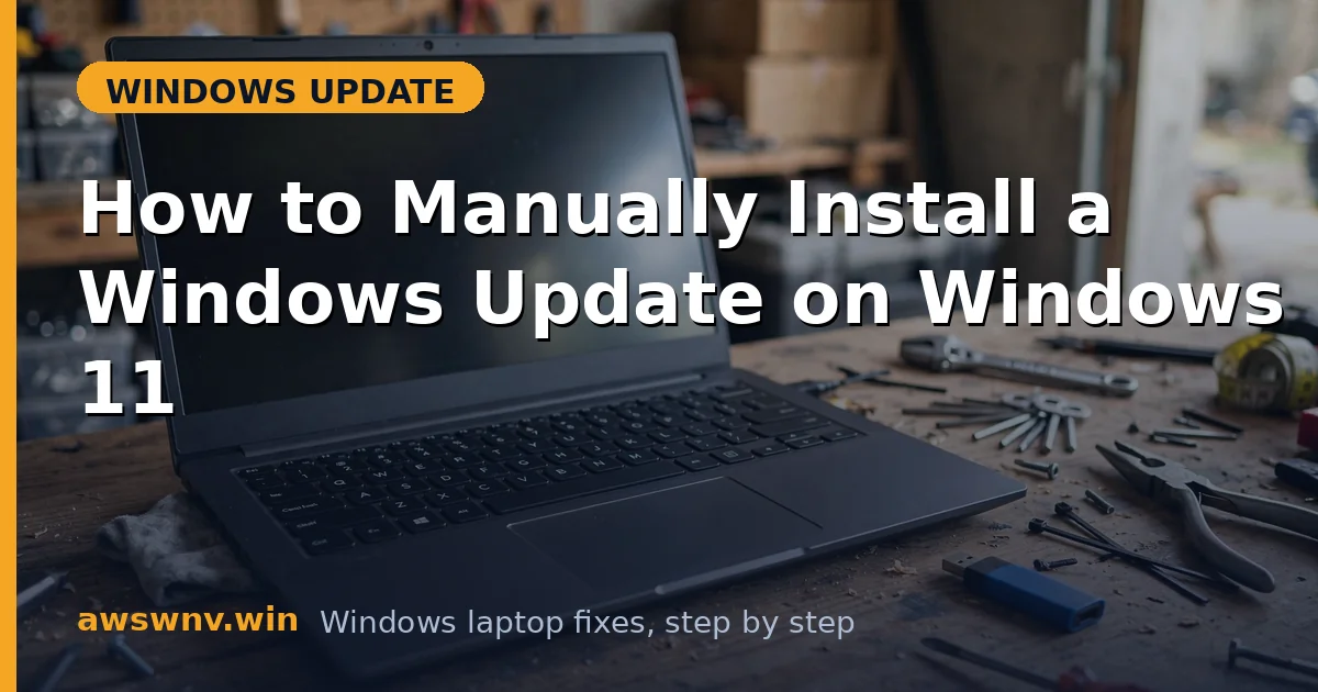 How to Manually Install a Windows Update on Windows 11