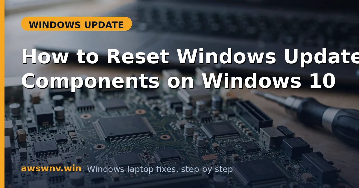 How to Reset Windows Update Components on Windows 10