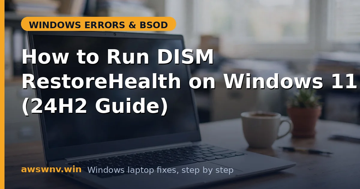 How to Run DISM RestoreHealth on Windows 11 (24H2 Guide)
