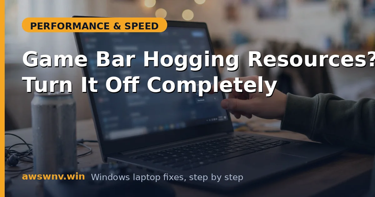Game Bar Hogging Resources? Turn It Off Completely