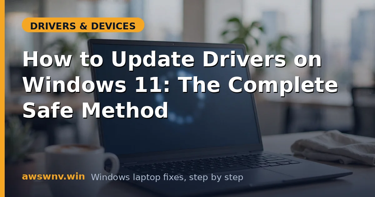 How to Update Drivers on Windows 11: The Complete Safe Method