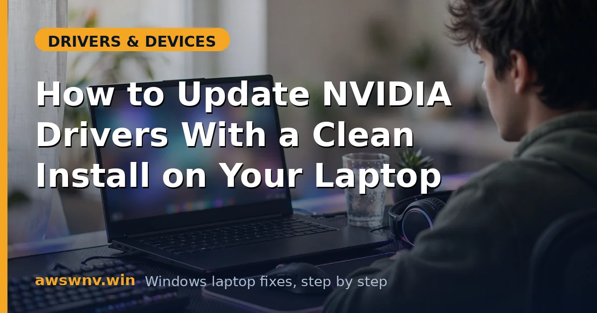 How to Update NVIDIA Drivers With a Clean Install on Your Laptop