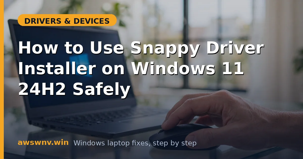 How to Use Snappy Driver Installer on Windows 11 24H2 Safely