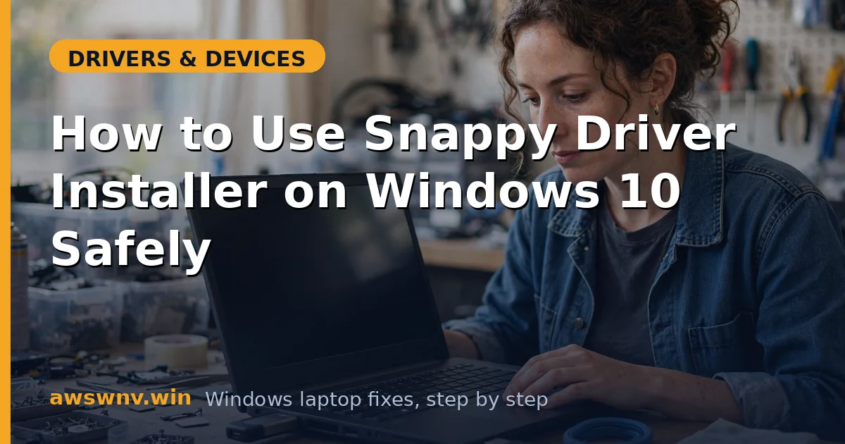 How to Use Snappy Driver Installer on Windows 10 Safely