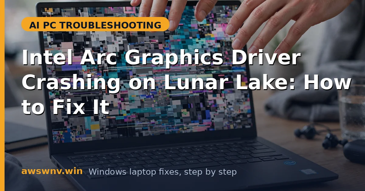 Intel Arc Graphics Driver Crashing on Lunar Lake: How to Fix It