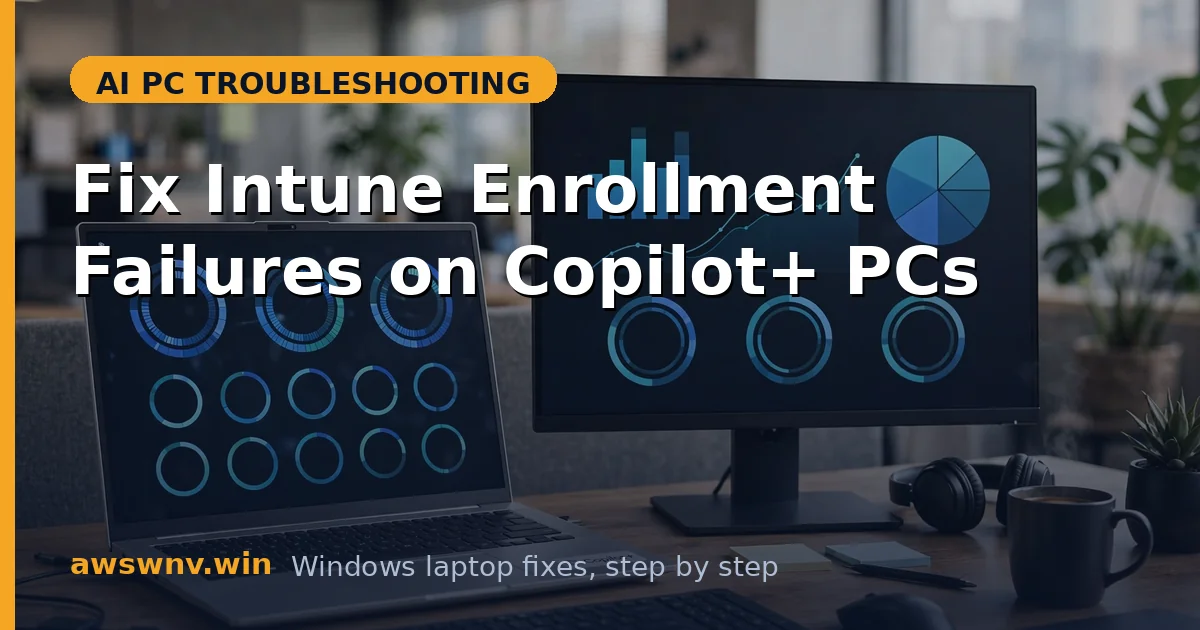 Fix Intune Enrollment Failures on Copilot+ PCs