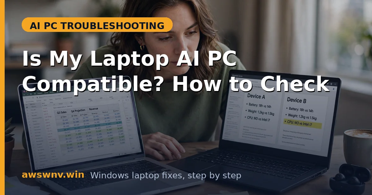 Is My Laptop AI PC Compatible? How to Check