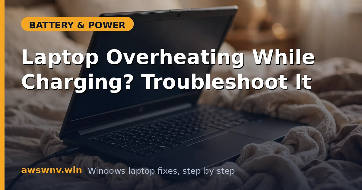 Laptop Overheating While Charging? Troubleshoot It