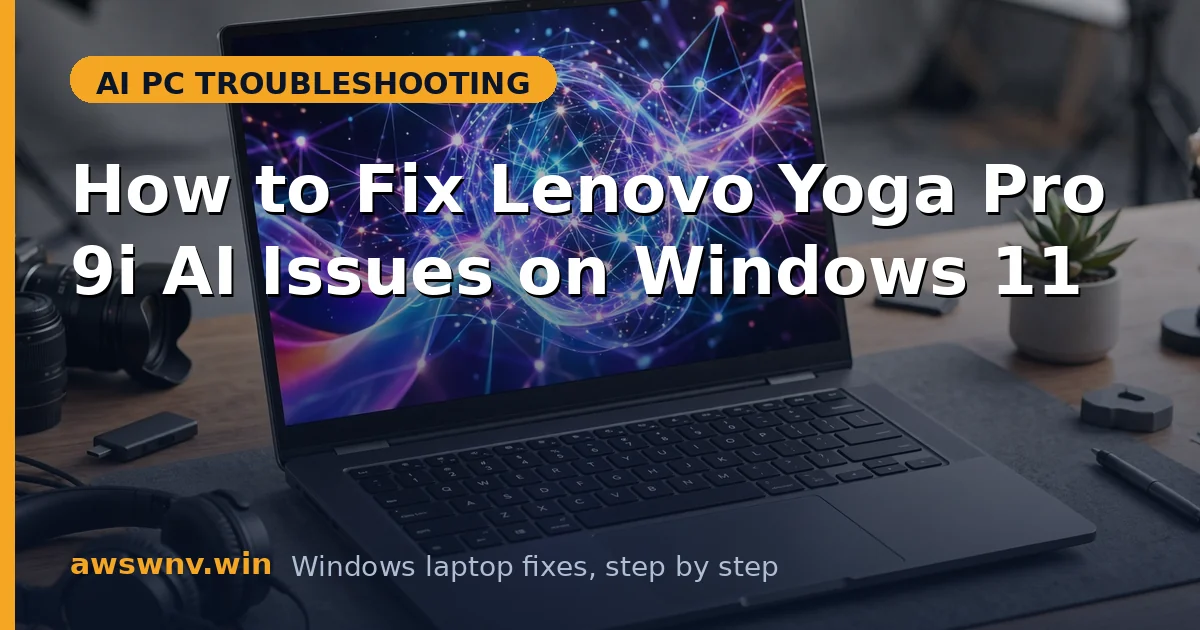 How to Fix Lenovo Yoga Pro 9i AI Issues on Windows 11