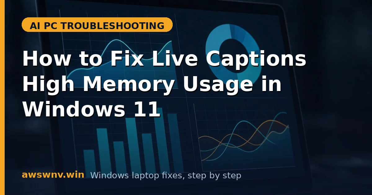 How to Fix Live Captions High Memory Usage in Windows 11