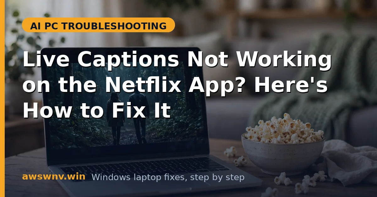 Live Captions Not Working on the Netflix App? Here's How to Fix It