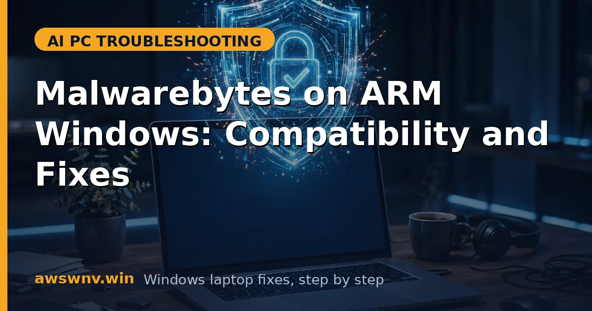 Malwarebytes on ARM Windows: Compatibility and Fixes