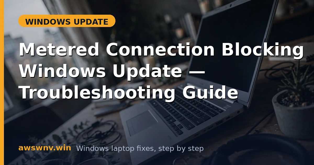 Metered Connection Blocking Windows Update — Troubleshooting Guide