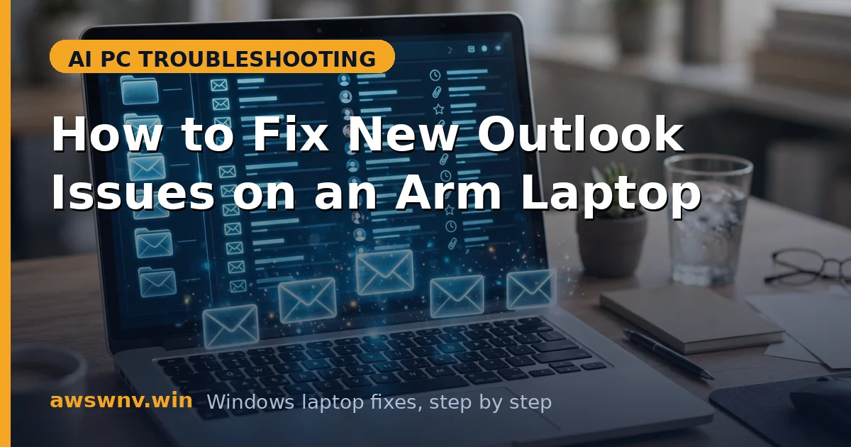 How to Fix New Outlook Issues on an Arm Laptop