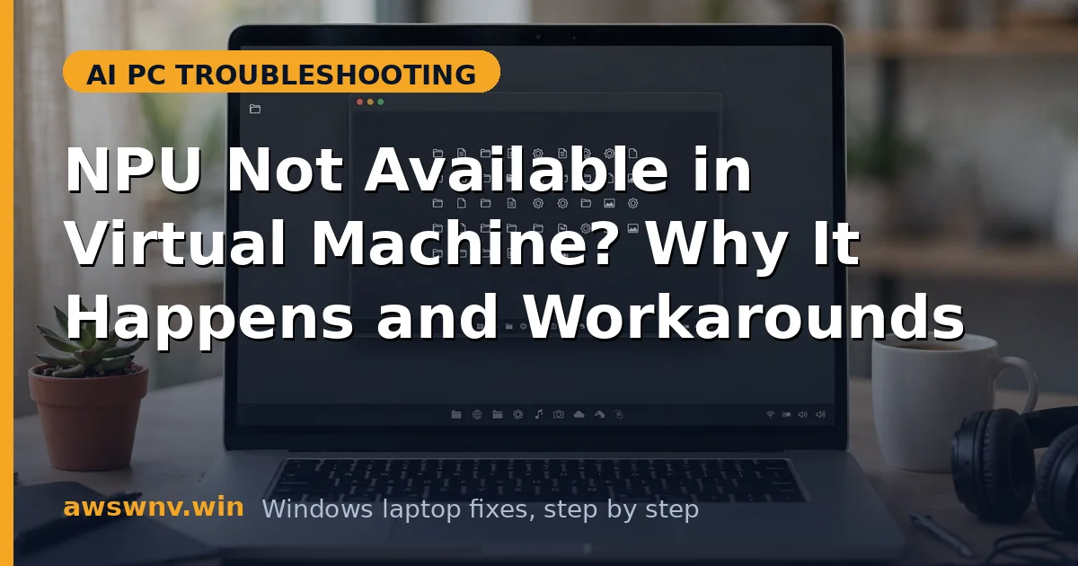 NPU Not Available in Virtual Machine? Why It Happens and Workarounds