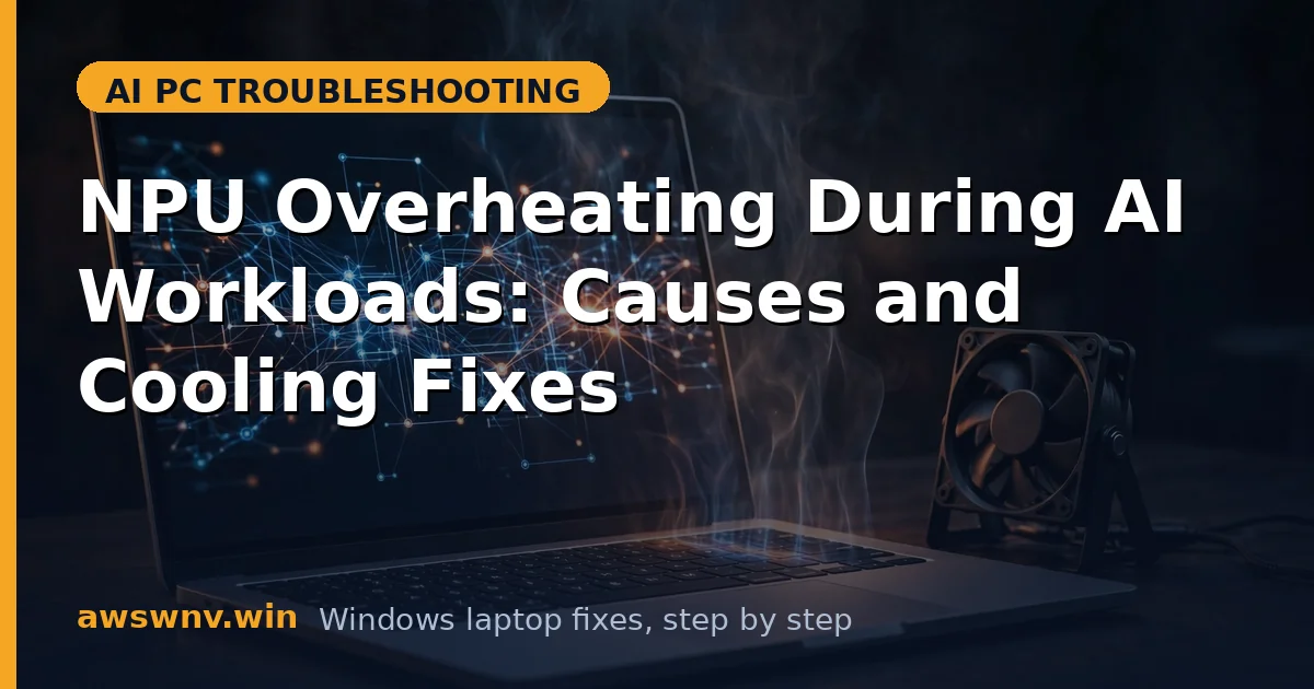 NPU Overheating During AI Workloads: Causes and Cooling Fixes
