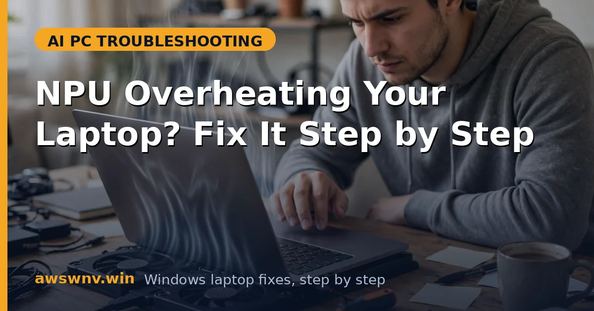 NPU Overheating Your Laptop? Fix It Step by Step