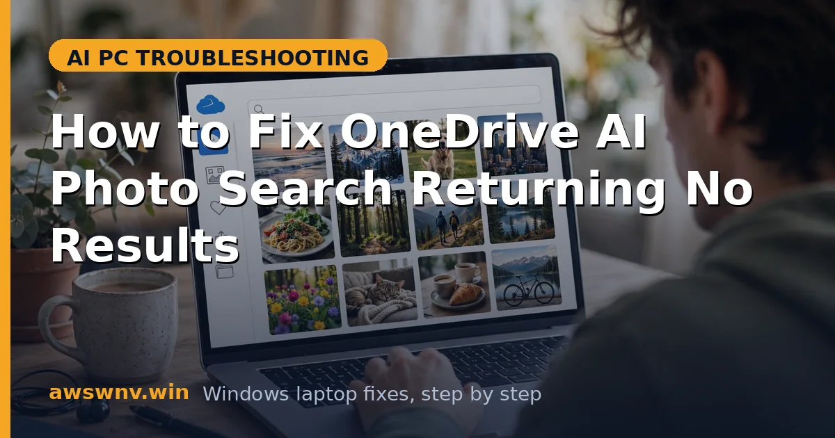 How to Fix OneDrive AI Photo Search Returning No Results