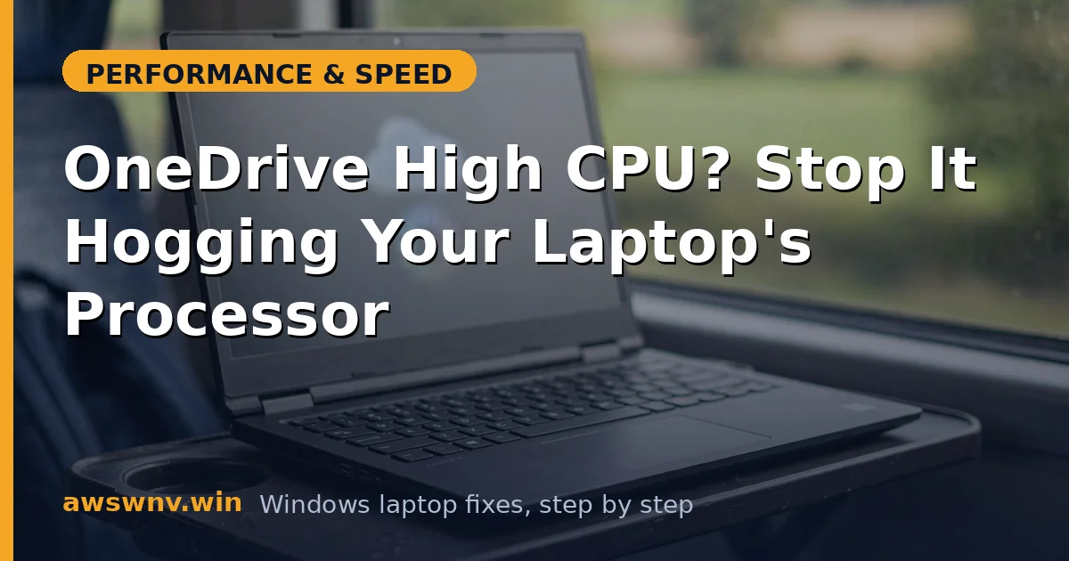 OneDrive High CPU? Stop It Hogging Your Laptop's Processor