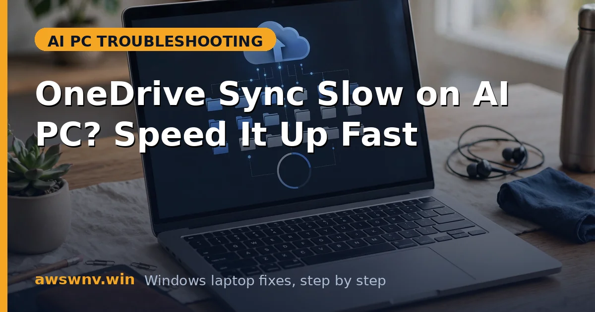 OneDrive Sync Slow on AI PC? Speed It Up Fast