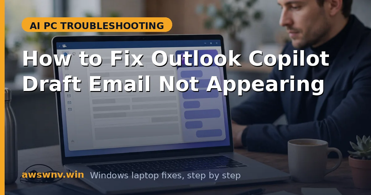 How to Fix Outlook Copilot Draft Email Not Appearing