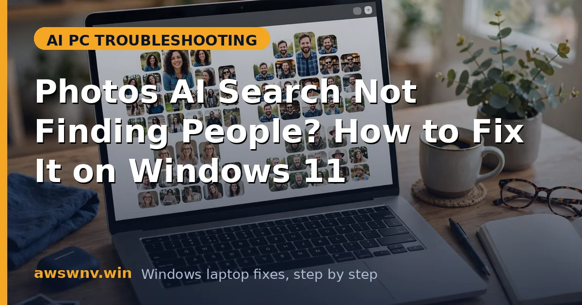 Photos AI Search Not Finding People? How to Fix It on Windows 11