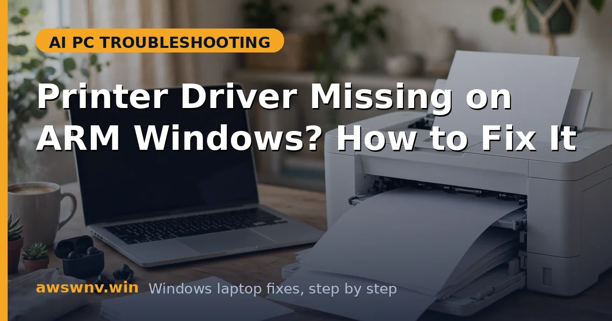 Printer Driver Missing on ARM Windows? How to Fix It