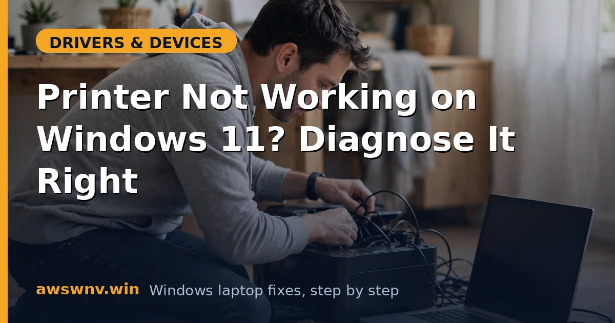 Printer Not Working on Windows 11? Diagnose It Right