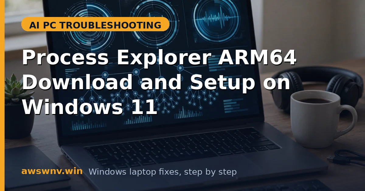 Process Explorer ARM64 Download and Setup on Windows 11