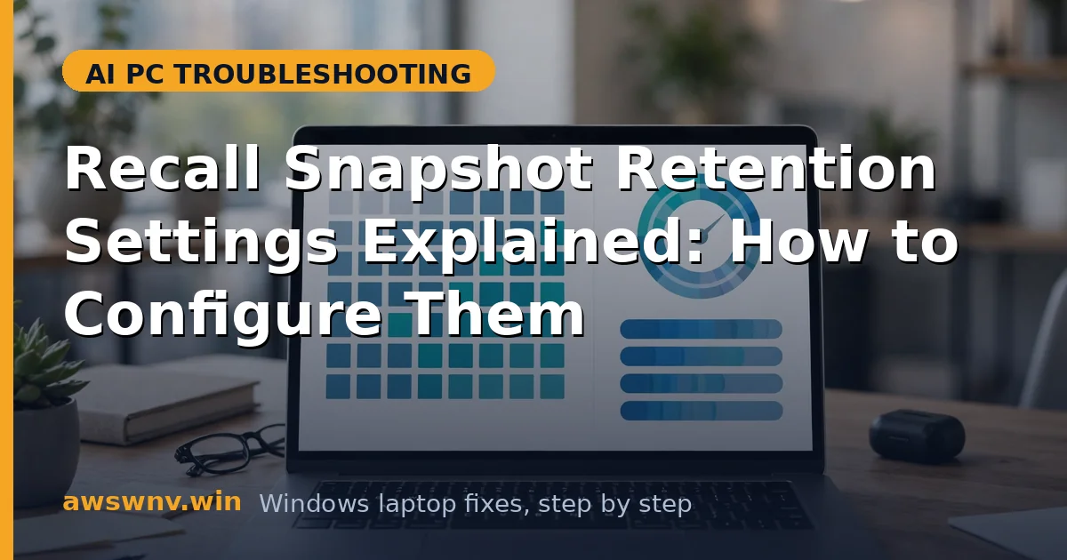 Recall Snapshot Retention Settings Explained: How to Configure Them