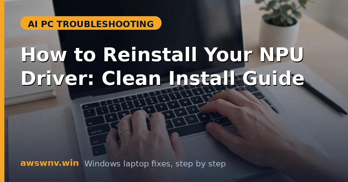 How to Reinstall Your NPU Driver: Clean Install Guide