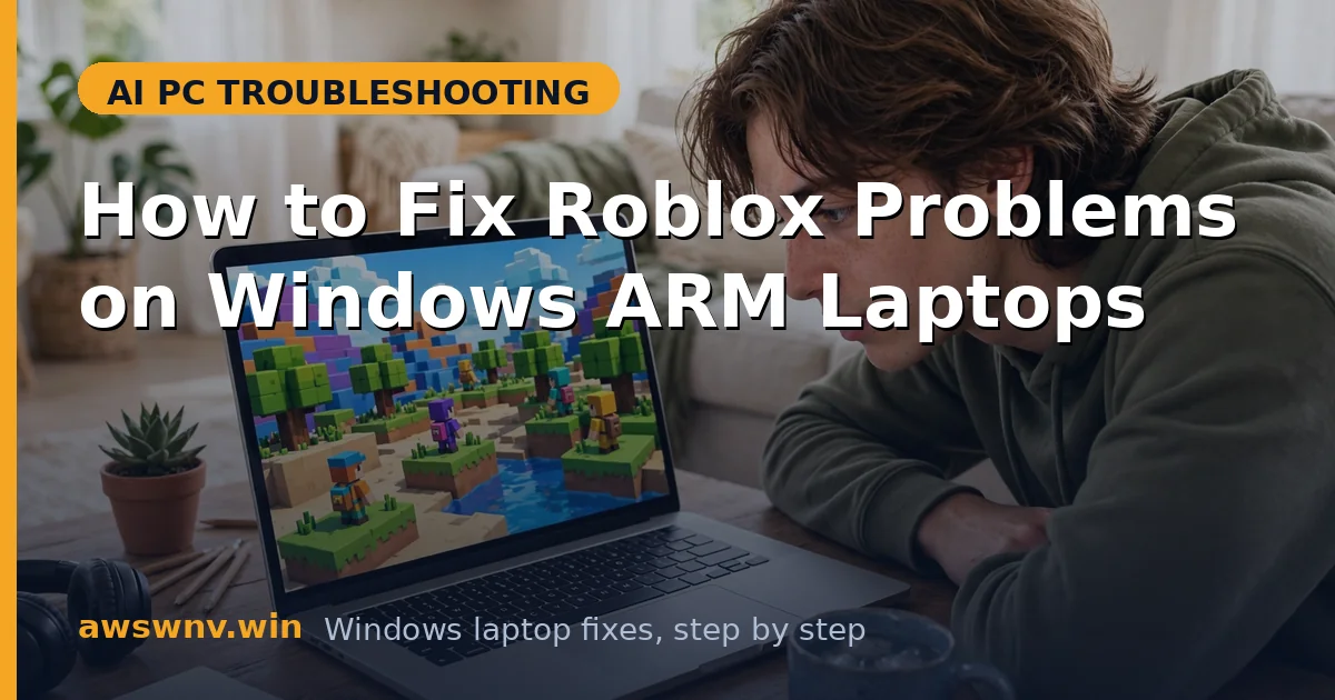 How to Fix Roblox Problems on Windows ARM Laptops
