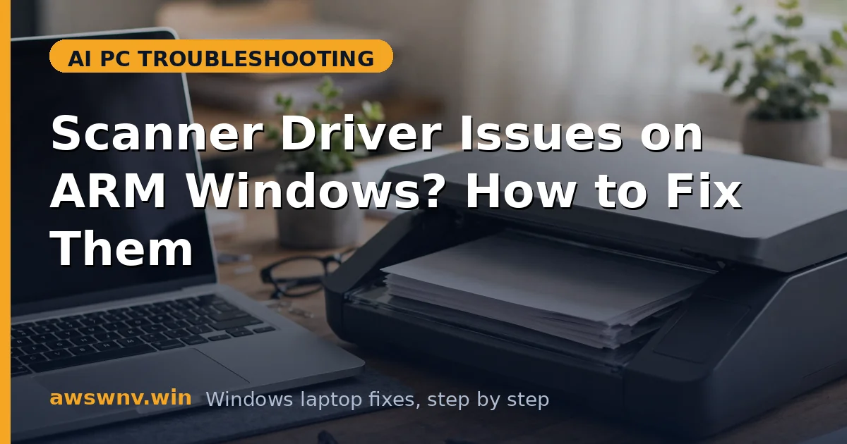 Scanner Driver Issues on ARM Windows? How to Fix Them
