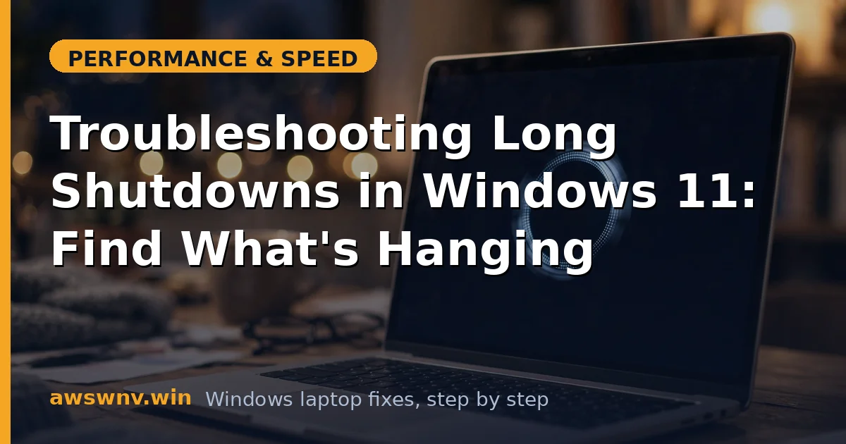 Troubleshooting Long Shutdowns in Windows 11: Find What's Hanging