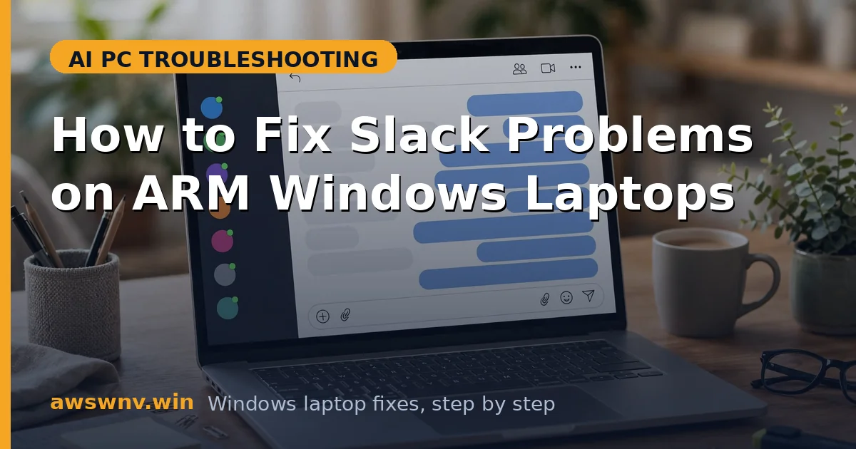 How to Fix Slack Problems on ARM Windows Laptops
