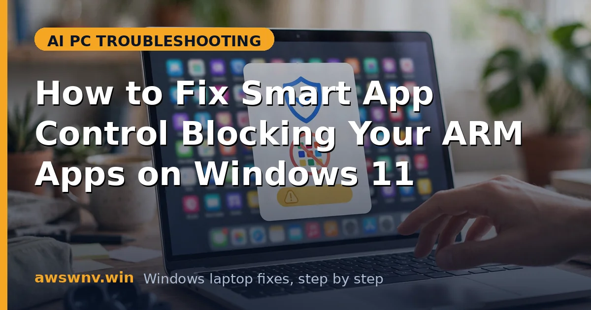 How to Fix Smart App Control Blocking Your ARM Apps on Windows 11