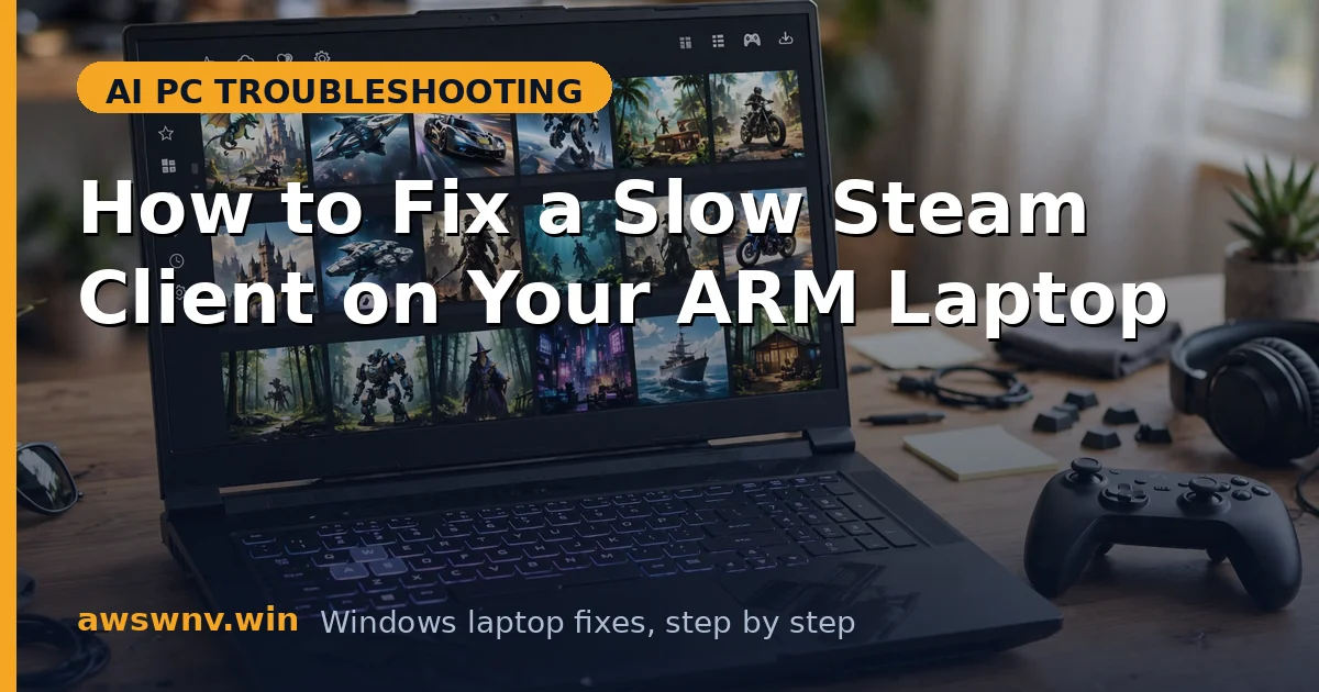 How to Fix a Slow Steam Client on Your ARM Laptop