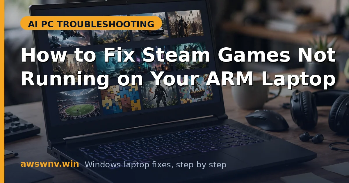 How to Fix Steam Games Not Running on Your ARM Laptop