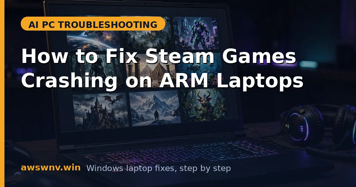 How to Fix Steam Games Crashing on ARM Laptops