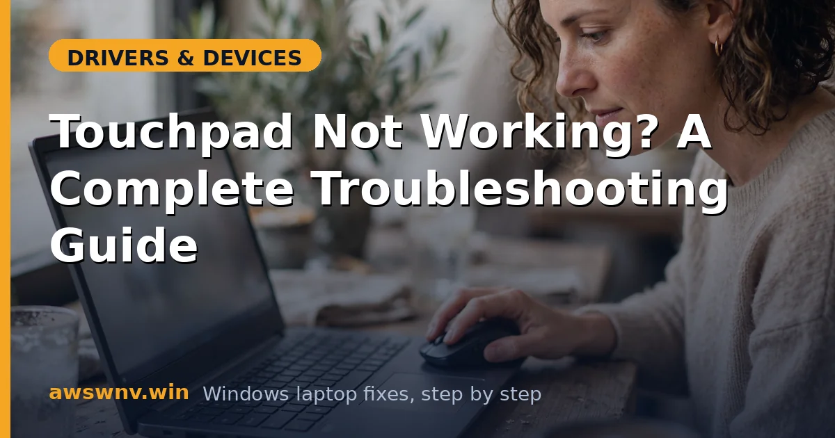 Touchpad Not Working? A Complete Troubleshooting Guide