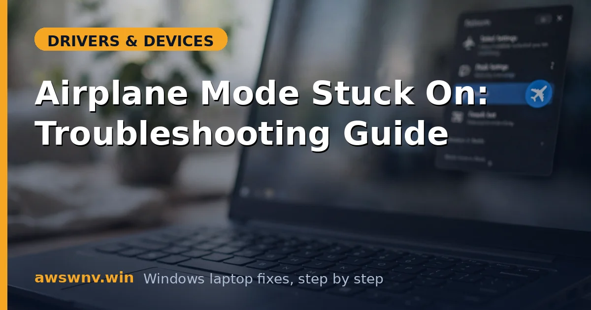 Airplane Mode Stuck On: Troubleshooting Guide
