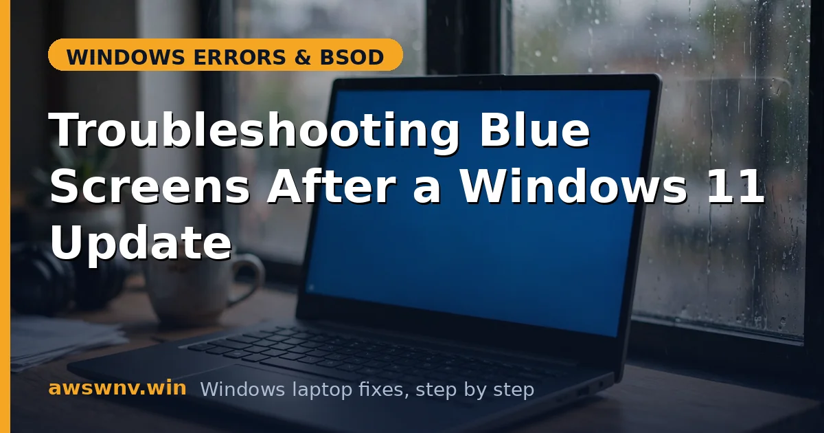 Troubleshooting Blue Screens After a Windows 11 Update