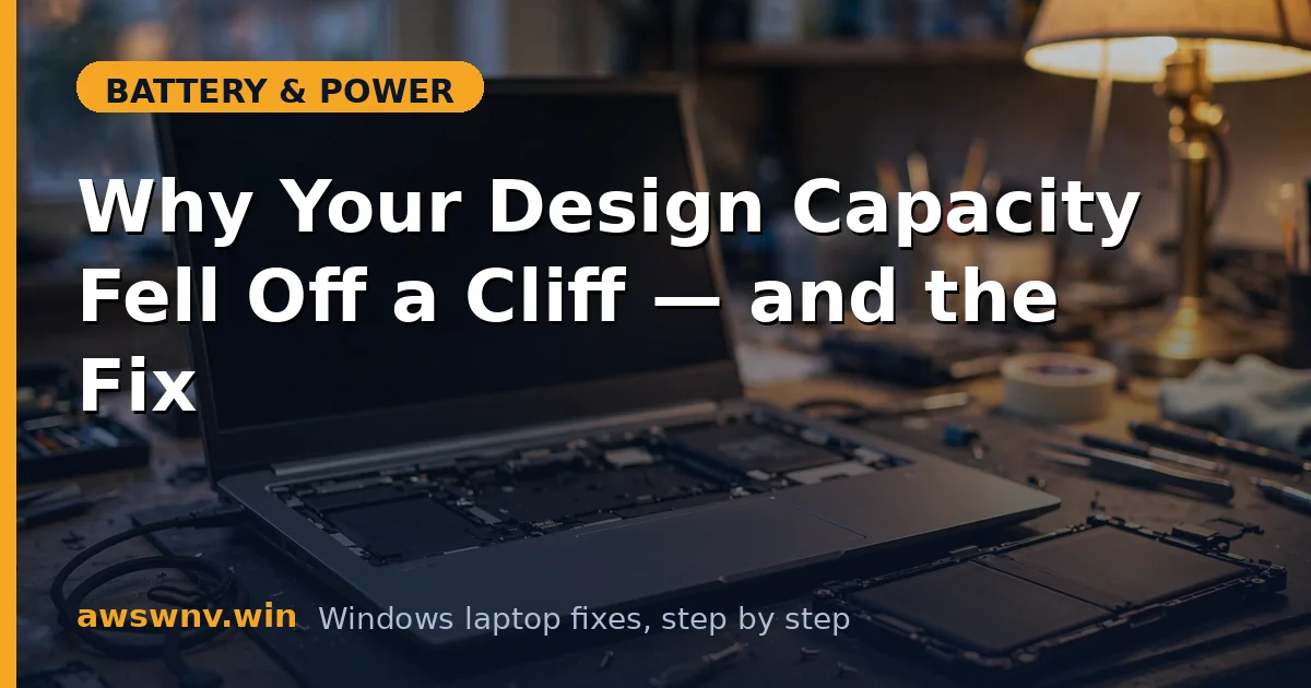 Why Your Design Capacity Fell Off a Cliff — and the Fix