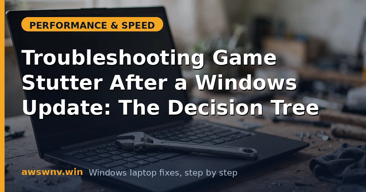 Troubleshooting Game Stutter After a Windows Update: The Decision Tree