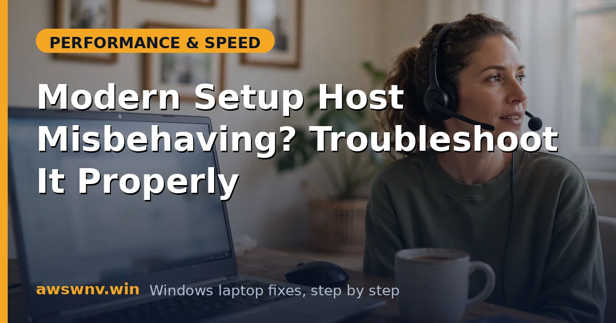 Modern Setup Host Misbehaving? Troubleshoot It Properly