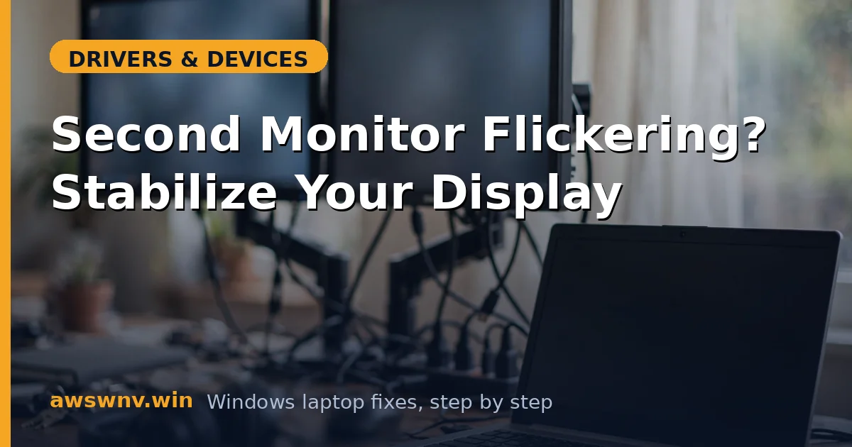 Second Monitor Flickering? Stabilize Your Display